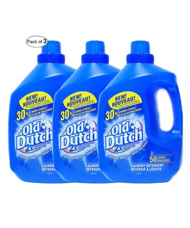 Old Dutch Liquid Laundry Detergent- Morning Breeze (2L) (Pack of 3)
