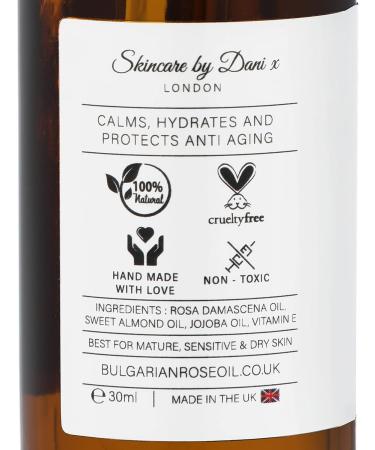  Bulgarian Rose Oil Co Rose facial oil - Made from the finest Damask rose - Naturally soothing moisturizing and protective (20 ml) - Buy Online on GoSupps.com