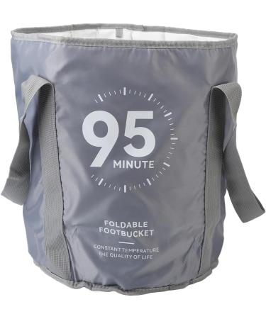 Large Collapsible Foot Bath Basin Portable and Foldable SPA Tub for Home Travel Keeps Water Warm Multifunctional Use for Laundry and Picnics (Gray) - Buy Online on GoSupps.com