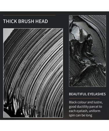 4D Silk Fiber Mascara & Liquid Eyeliner Set - Volumizing & Lengthening Waterproof Makeup for Thick, Natural-Looking Lashes - Black (0.04 oz) - Buy Online on GoSupps.com