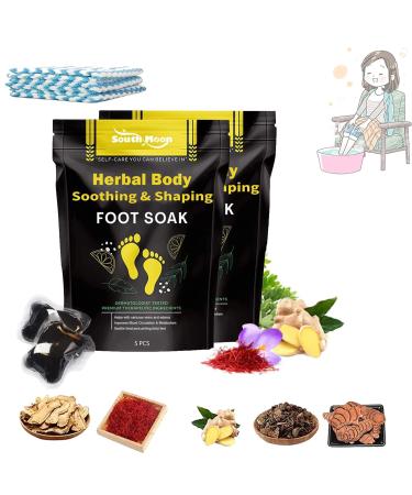 Herbal Detox&Shaping Cleansing Foot Soak Beads, Herbal Detox Cleansing Foot Soak Beads, Body Detox Foot Soak, Slimwe Herbal Detox&Shaping Cleansing Foot Soak Beads, Relieving Fatigue (2BoxA 10pcs)