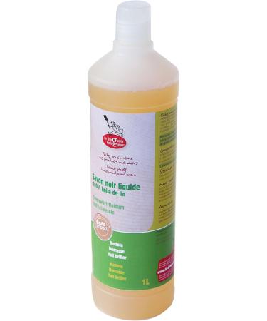  la droguerie black soap with organic linseed oil 1 liter - Buy Online on GoSupps.com