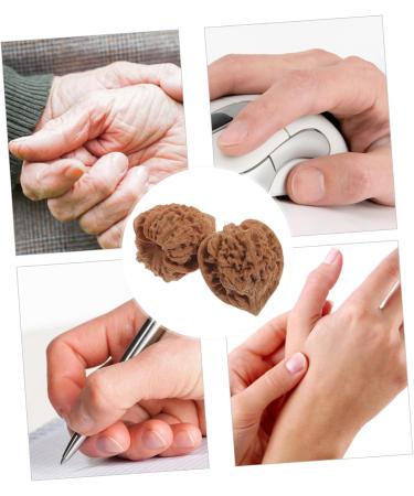 Beaupretty 2-Pack Walnut Stress & Hand Massage Balls Fitness Hand Training & Stress Relief for Adults - Buy Online on GoSupps.com
