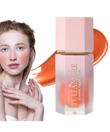 Liquid for Cheeks Waterproof Cream Face Makeup Long-Wearing Smudgeproof Natural Glow for Eyes Lips Women Makeup Pochy 06#