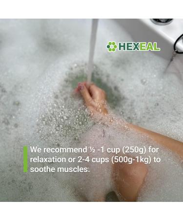 Hexeal Himalayan Pink Salt | Fine | 1kg Tub | FCC Food | Cosmetic Grade | 100% Natural - Buy Online on GoSupps.com