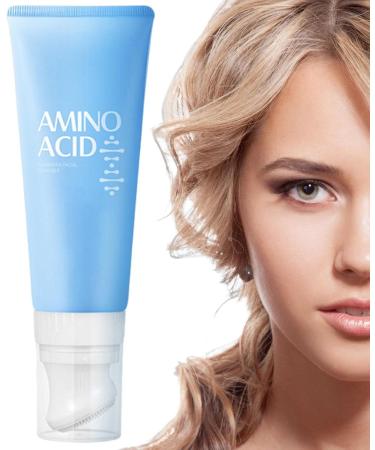  JPSDOWS Amino Acid Face Wash - Gentle Hydrating Facial Cleanser with Brush | 120g Oil Free Nourishing Face Wash for Oily Skin & Skin - Buy Online on GoSupps.com