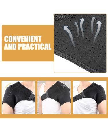 Healvian Shoulder Heating Pad & Brace | Shoulder Protector for Pain Relief | Home Use - Buy Online on GoSupps.com