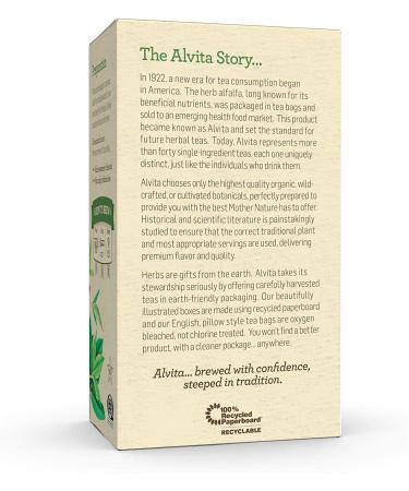 Alvita Organic Hibiscus Tea - 24 Premium Herbal Tea Bags | Tart Flavor & Floral Aroma - Buy Online on GoSupps.com