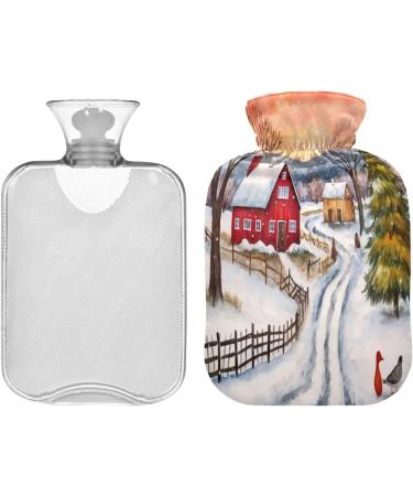 Cozy Heat Bottle for Winter & Christmas - 2L Hot Water Bag for Pain Relief & Farmhouse Decor - Buy Online on GoSupps.com