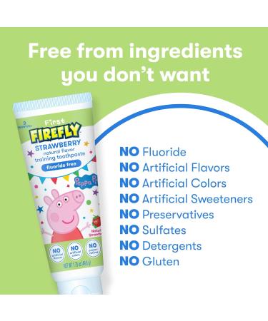 Buy Firefly Peppa Pig Training Kit - Light Up Toothbrush & Strawberry Toothpaste | Soft Bristles for Kids | Fast International Shipping - Buy Online on GoSupps.com