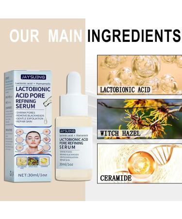  Zunetsutock Lactobionic Acid Pore Refinement | Nourishing Lactobionic Acid Refinement - 30ml Intensive Facial Treatment Hydrates and softens skin Fine pores Instant perfection for - Buy Online on GoSupps.com