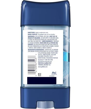 Gillette Antiperspirant and Deodorant for Men Clear Gel Smooth Defense 108g Clear Gel Smooth Defense 108 ml (Pack of 1) - Buy Online on GoSupps.com