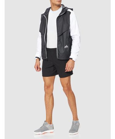 Nike Windrunner Men's Trail Running Jacket - Large - Black/Dark Smoke Grey/White - Buy Online on GoSupps.com