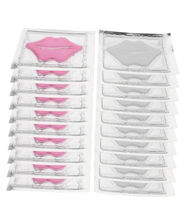 WOONEKY 20pack Lip Masks Lip Firming Gel Pads For Dry Lips And Wrinkle Smoothing Care