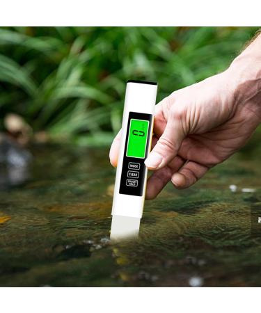 TDS Digital Water Tester - Electronic Water Tester Multifunctional Water Quality Tester Accurate Water Test Meter for Drinking Water Aquariums White - Buy Online on GoSupps.com