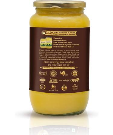 Divya Kamdhenu Cream Bilona A2 Gir Cow Ghee Cream is separated from milk and cultured to obtain butter Desi Gir Cow Bilona Ghee Grassfed Cultured 250 Ml Glass Bottle - Buy Online on GoSupps.com