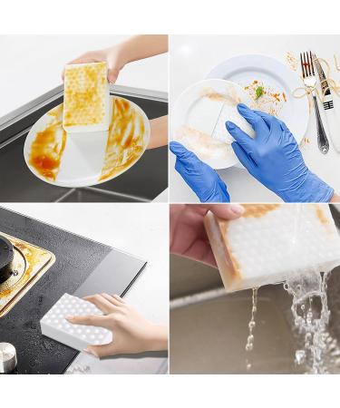 8 Pack Magic Eraser Sponge - Dirt Remover for Kitchen Walls & Household Cleaning | 11x7x2cm | Starch Cleaning Sponge - Buy Online on GoSupps.com