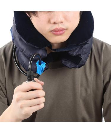 Inflatable Neck Traction Device - Adjustable Neck-Stretcher Collar for All Sizes | Home Traction Pillow for Spine Alignment - Buy Online on GoSupps.com