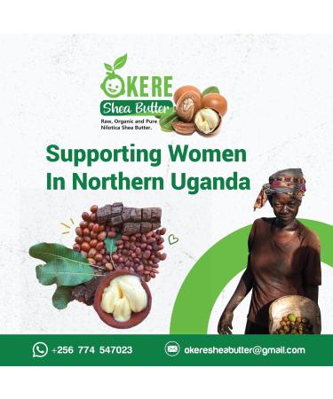 Buy Okere Nilotica Shea Butter - Raw & Pure from Uganda | 4 oz Jar | Best International Shipping - Buy Online on GoSupps.com