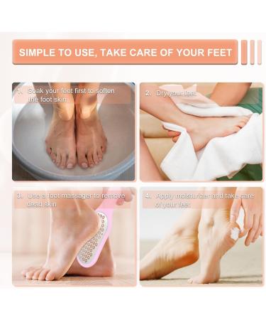 VOCOSTE Foot File Foot Rasp Stainless Steel Pedicure Scraper 8.66" Pink - Buy Online on GoSupps.com