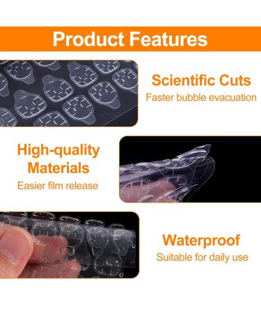 False Nail Jelly Glue Double Sided Nail Adhesive Tabs Waterproof Breathable Jelly Adhesive Tab Glue Sticker for Woman Girl(20 Sheets) - Buy Online on GoSupps.com