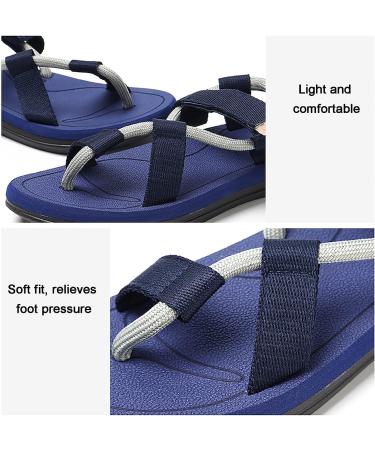 CLSQLXYJZC Men's Summer Toe Separate Flat Flip Flops for Plantar Fasciitis Correction - Brown, 24cm - Buy Online on GoSupps.com