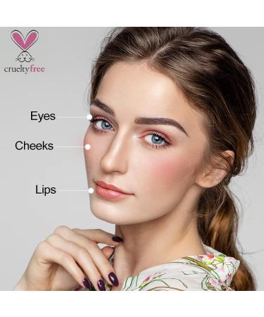 Erinde Cream Blush Stick - Matte & Dewy Finish for Cheeks | Long-Wearing & Lightweight Multi-Stick | Easy-to-Use On-the-Go | With Brush - 02 - Buy Online on GoSupps.com