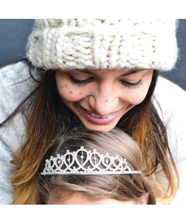 Snowflake Freckles Set - 10 Premium Waterproof Metallic Silver Winter Flash Tattoos for Holiday Parties - Buy Online on GoSupps.com
