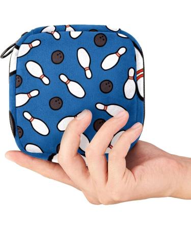 Shop Cartoon Bowling Pattern Menstrual Bags | Portable Storage for Women s Bandages & Pillows - Ideal for Girls' First Period - Buy Online on GoSupps.com