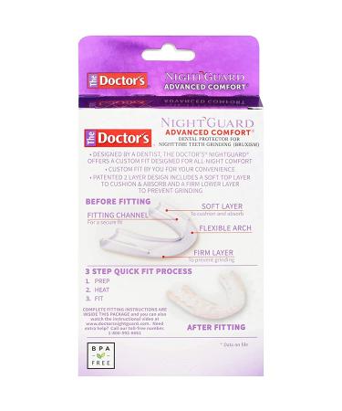 Doctor's NightGuard Teeth Grinding Custom-Fit Dental Guard - 6x5x4 Inch - Pack of 1 - Buy Online on GoSupps.com