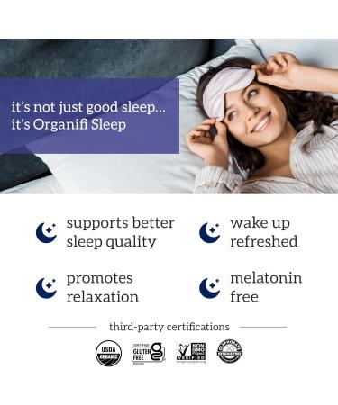 Organifi Sleep - Sleep Support with Valerian Root Lavender GABA and L-theanine - No Melatonin - Calming and Relaxing Nighttime Drink - No Gluten Dairy or Soy - Buy Online on GoSupps.com