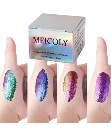 MEICOLY Cream Chameleon Eyeshadow Gel | Intense Color Shifting Eye Shadow with Metallic Shimmer | Klein Blue 05 - Buy Online on GoSupps.com