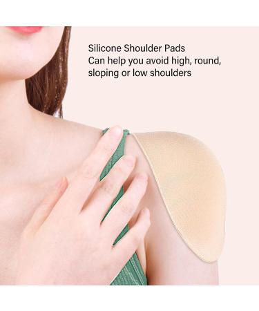 2 Pairs Soft Silicone Shoulder Pads - Enhance Posture Breathable & Comfortable Reusable Anti-Slip Design for All - International Shipping Available - Buy Online on GoSupps.com