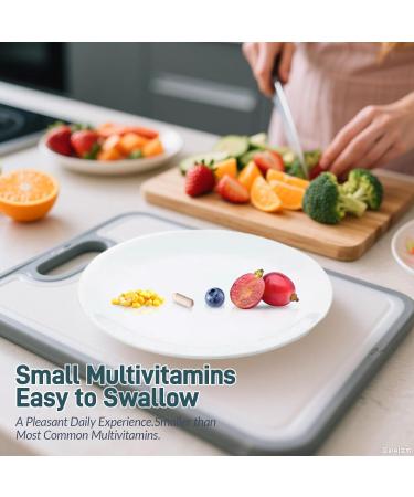 CareGem Multivitamin Capsules for Adults | Daily Support for Combating Fatigue Relieving Stress & Boosting Immunity | with High Potency Vitamin D3 (10 000 IU) PQQ Lutein & Collagen | 60 Capsules - Buy Online on GoSupps.com