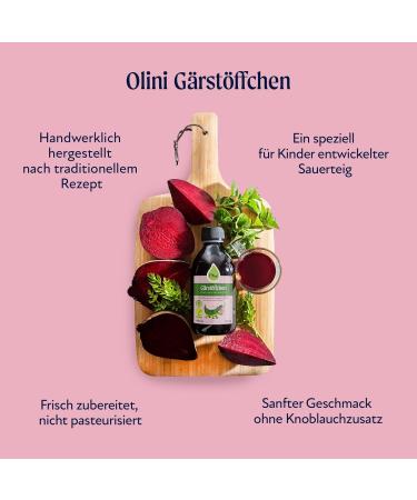 Olini Beet Fermentation Probiotic Drink for Kids - 1L Immunity Support No Preservatives or Dyes - Buy Online on GoSupps.com