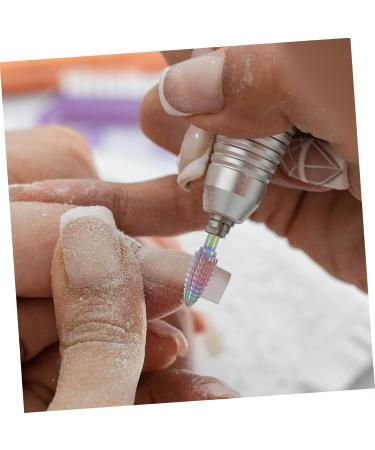 Acrylic Nails Acrylic Drill Bits Manicure Drill Bit Nail Salon Tool Nail Drill Bit Nail Bits for Women Exfoliating Nail Clippers Pusher Grinding Head Women's Nail Flakes Plastic 5.4x1.2cm Colorful - Buy Online on GoSupps.com