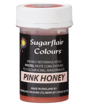 Sugarflair Pink Honey Pastel Food Colouring Paste Highly Concentrated for Use with Sugar Pastes Buttercream Royal Icing or Cake Mix Subtle Colour Dye - 25g - Buy Online on GoSupps.com