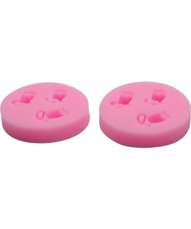 HengKe 3D Tulip Flower Silicone Mold - 2 Pcs DIY Baking, Chocolate, Resin, Polymer Clay, Sugarcraft Mold - Buy Online on GoSupps.com