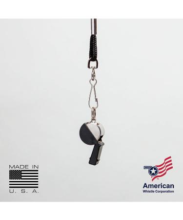 American Classic Whistle - 126 db Solid Brass with Paracord Lanyards and Safe-T-Tip - Buy Online on GoSupps.com