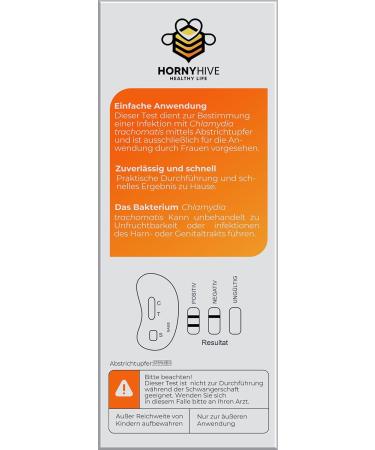 Horny Hive Chlamydia Rapid Test - Quick & Accurate STI Detection for Women - Buy Online on GoSupps.com
