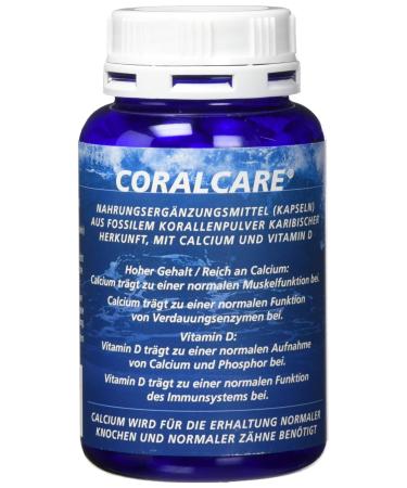 Coralcare Coral Calcium with Vitamin D3 1 pack (1 x 120 capsules) - Buy Online on GoSupps.com