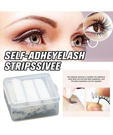 40 Pcs Self-Adhesive Fake Lashes - No Glue Needed Eyelash Strips for Easy Application | Perfect for All False Eyelash Extensions - Buy Online on GoSupps.com