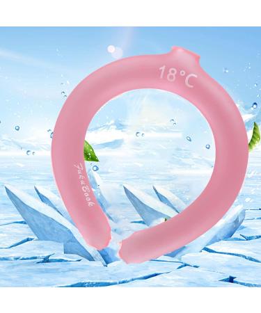 Wearable Cooling Neck Wrap | Cool Sleeping Pad Neck Wrap Reusable Outdoor Pillow Ice Tube Sleeping Pad Mat for Cooling in Xiaoguozi Pink - Buy Online on GoSupps.com