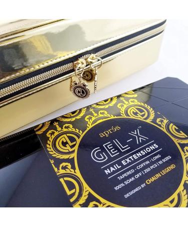 Chaun Legend x Apr s Gel-X Professional Nail Kit - Complete Vegan Leather Case with Gel-X Tips, pH Bonder, Gel Primer, Extend Gel, Top Gelcoat, Mini LED Light, and Emery Board - Buy Online on GoSupps.com