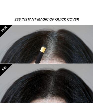Kiss Quick Cover Root Touch Up Hair Shadow in Natural Black - Instantly Conceal Roots - Easy Application - Long-Lasting Results - Buy Online on GoSupps.com