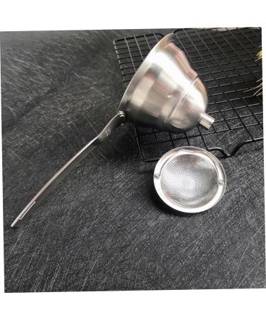 Zerodeko Oil Strainer Funnel Canning Funnel 3 Pcs Oil Spill Soy Sauce Stainless Steel Grease Filter Spoon Stainless Steel Funnel 25X9.1X8CMx3pcs Silverx3pcs - Buy Online on GoSupps.com
