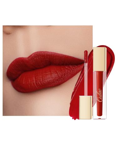 Oulac liquid matt lipstick red lipstick long -lasting with a kiss intensive color levy precise applicator matt finish vegan gluten -free Liquid Lipstick 4.5 ml (M01) (M01) Kiss Me now - Buy Online on GoSupps.com