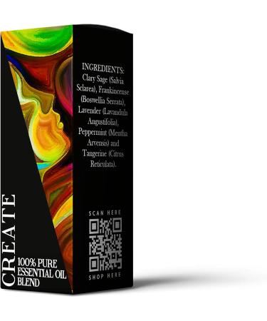 Mystix London | Create Pure & Natural Essential Oil Blend 10ml - for Diffusers Aromatherapy & Massage Blends | Perfect as a Gift | Vegan GMO Free - Buy Online on GoSupps.com