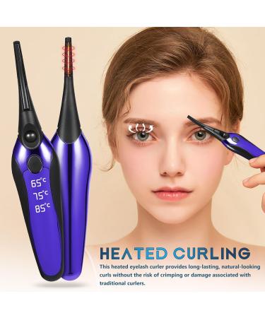 Baluue Heated Eyelash Curler - 2 in 1 Electric Curling Tool with 3 Temperature Modes | Mini USB Eye Lash Curler for Natural Curves - International Shipping Available - Buy Online on GoSupps.com