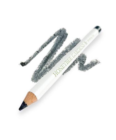 Honeybee Gardens Effortless Gray Charcoal Matte Eye Liner Pencil  Smoking Gun (steel gray charcoal with a hint of sparkle) - Smooth yet Long Wearing with Deep Pigmentation - Gluten Free  Vegan  Paraben Free